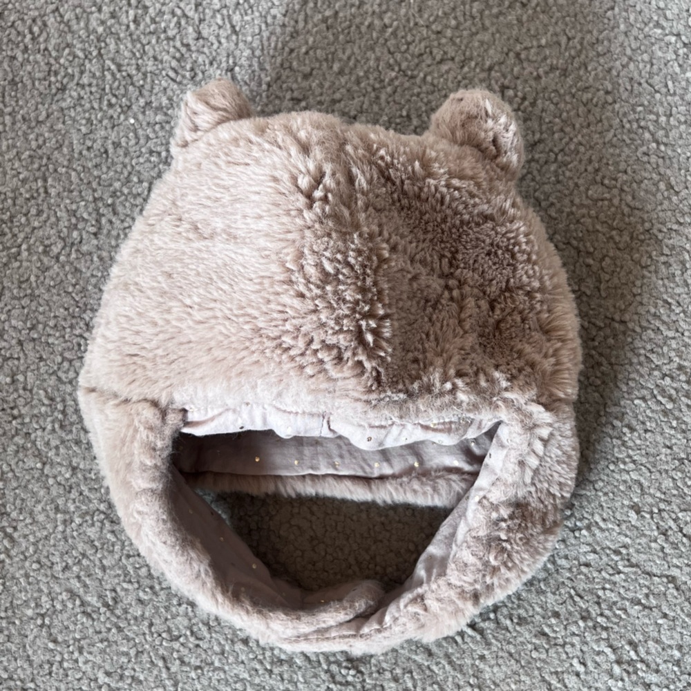 ZARA Baby Teddy Bear Beanie OS